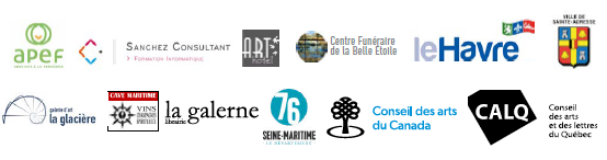 Remerciements et sponsors de Are You Experiencing Edition 2024, festival de photographie du Havre à Sainte Adresse avec Caroline Hayeur en invitée d'honneur sur le thème La nuit je voyage