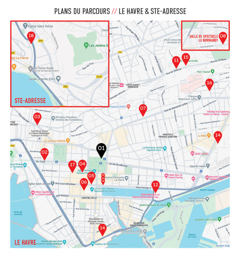 Plan du parcours Are You Experiencing 2024